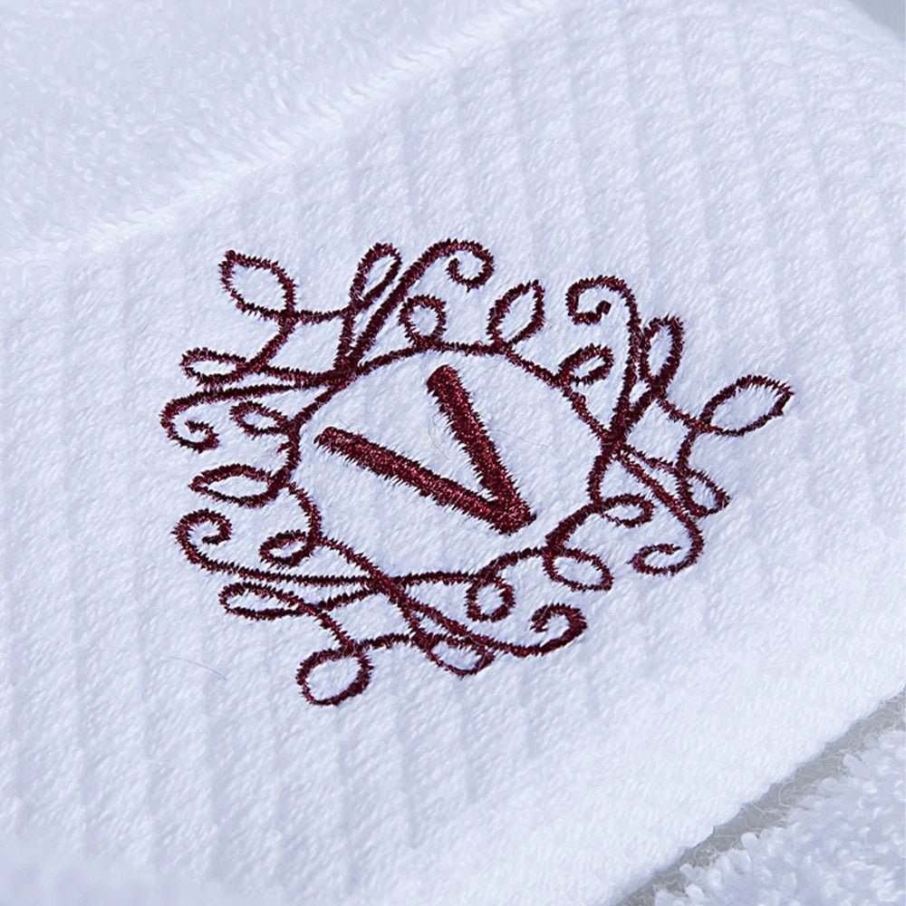 Embroidered Custom Logo 100% Cotton Bath Towel - Personalised Gift - Gifting By Julia M