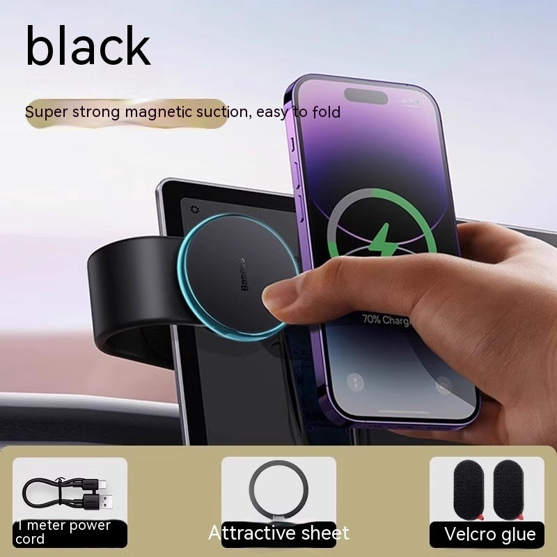 Baseus 15W Magnetic Bendable Car Phone Holder Charger 🚗 Magnetic Bendable Car Mobile Phone Holde Gifting By Julia M   