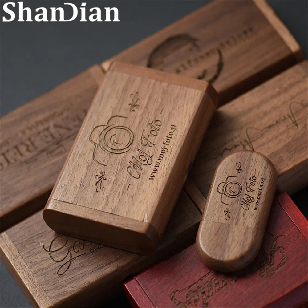 Wooden USB Flash Drive 4GB-64GB Custom LOGO Corporate Gift Flash Drive Memory stick Gifting By Julia M   