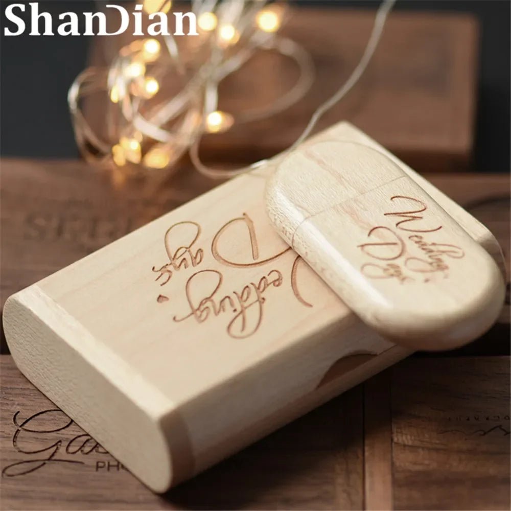 Wooden USB Flash Drive 4GB-64GB Custom LOGO Corporate Gift Flash Drive Memory stick Gifting By Julia M   