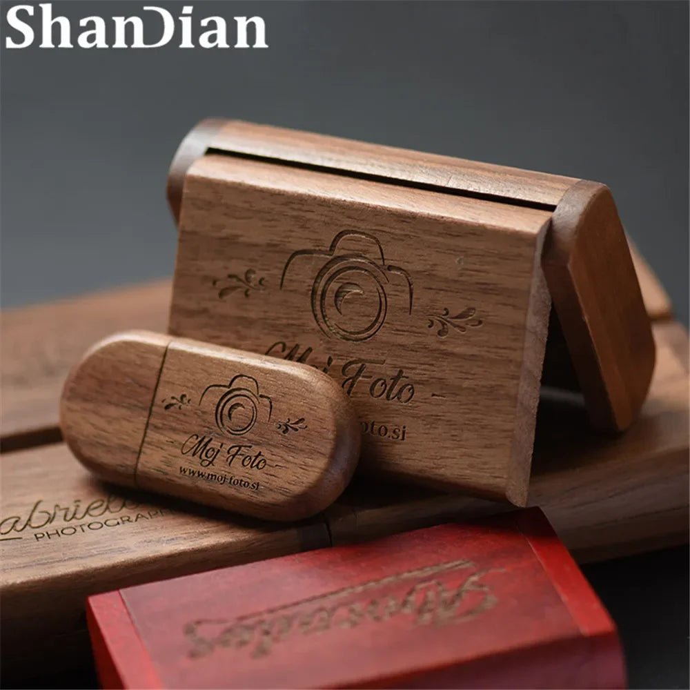 Wooden USB Flash Drive 4GB-64GB Custom LOGO Corporate Gift Flash Drive Memory stick Gifting By Julia M   