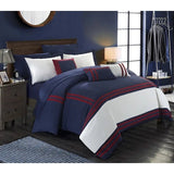 10 Piece Comforter Bedding with Sheet Set and Decorative Pillows Shams, Queen or King - Gifting By Julia M