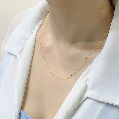 18K Gold Chain Necklace - Certified Fine Jewelry - Gifting By Julia M