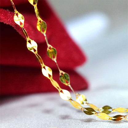 18K Gold Chain Necklace - Certified Fine Jewelry - Gifting By Julia M