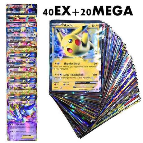 60PCS Pokemon Cards - Board Games - Gifting By Julia M