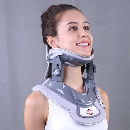 AirFlex Neck Relief: Adjustable Spine Corrector & Cervical Traction Device - Gifting By Julia M