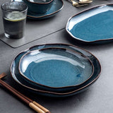 Antique Deep Blue Ceramic Luxury Tableware Set - Gifting By Julia M