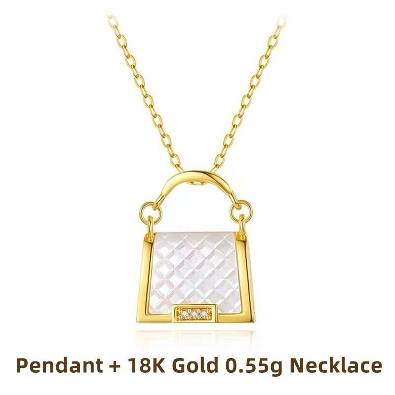 Authentic 18K Real Gold AU750 Handbag Pendant - Gifting By Julia M