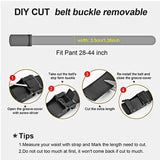 Black Microfiber Leather Ratchet Belt - Gifting By Julia M