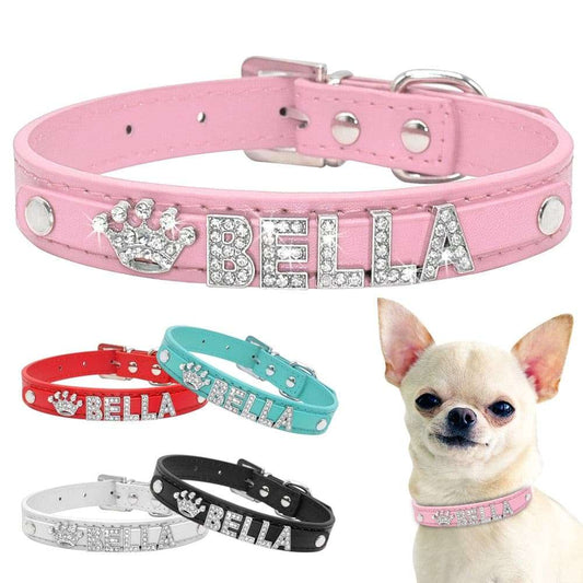 Bling Rhinestone Pet Collars Pet collars & harnesses Gifting By Julia M   