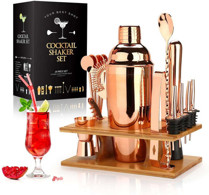 Cocktail Shaker Set barware gifting by julia m China Rose Gold 