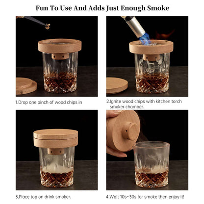 Cocktail Smoker Kit for Whiskey, Cheese and Flavor Drink barware gifting by julia m   