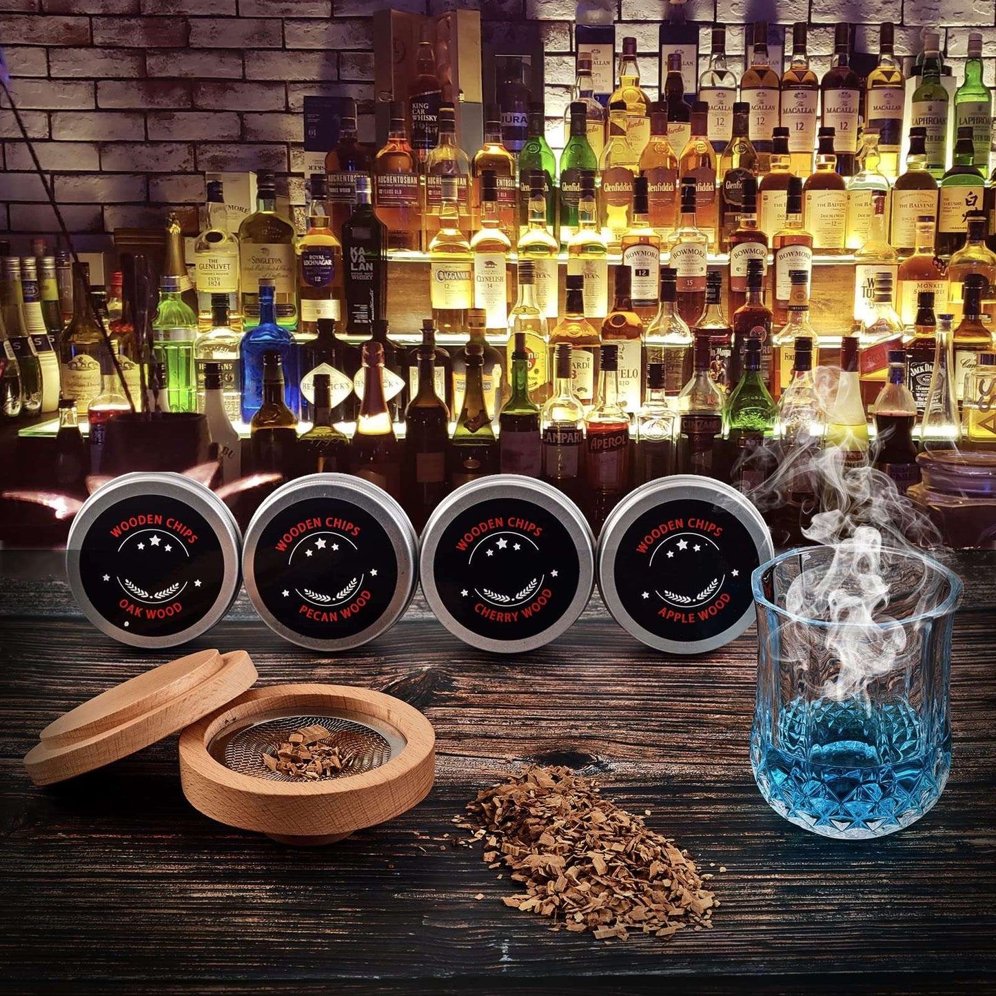 Cocktail Smoker Kit for Whiskey, Cheese and Flavor Drink barware gifting by julia m   