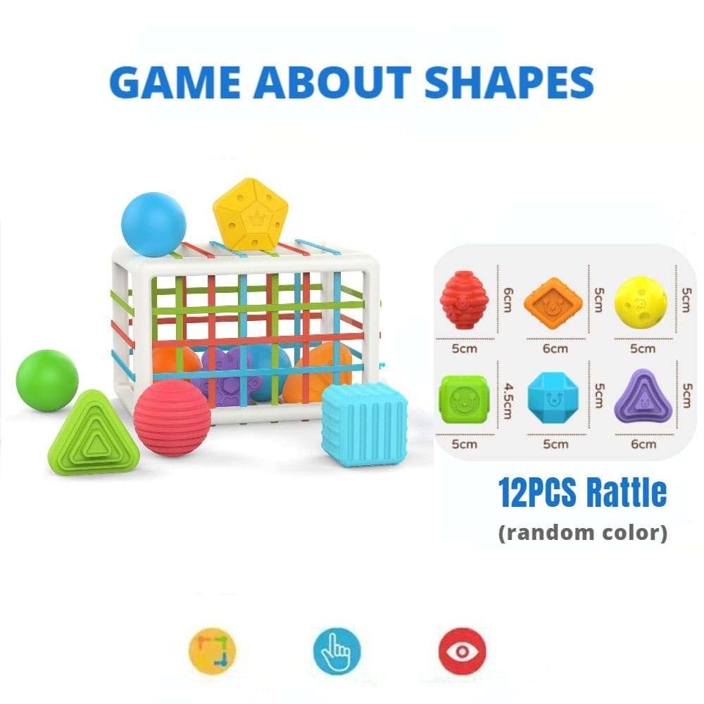 Colorful Shape Blocks: The Ultimate Educational Toy - Gifting By Julia M