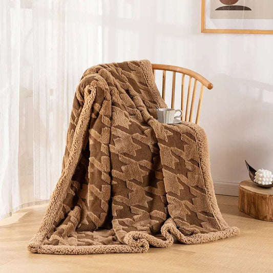 Cozy Plaid Winter Throw Blanket  Gifting By Julia M   