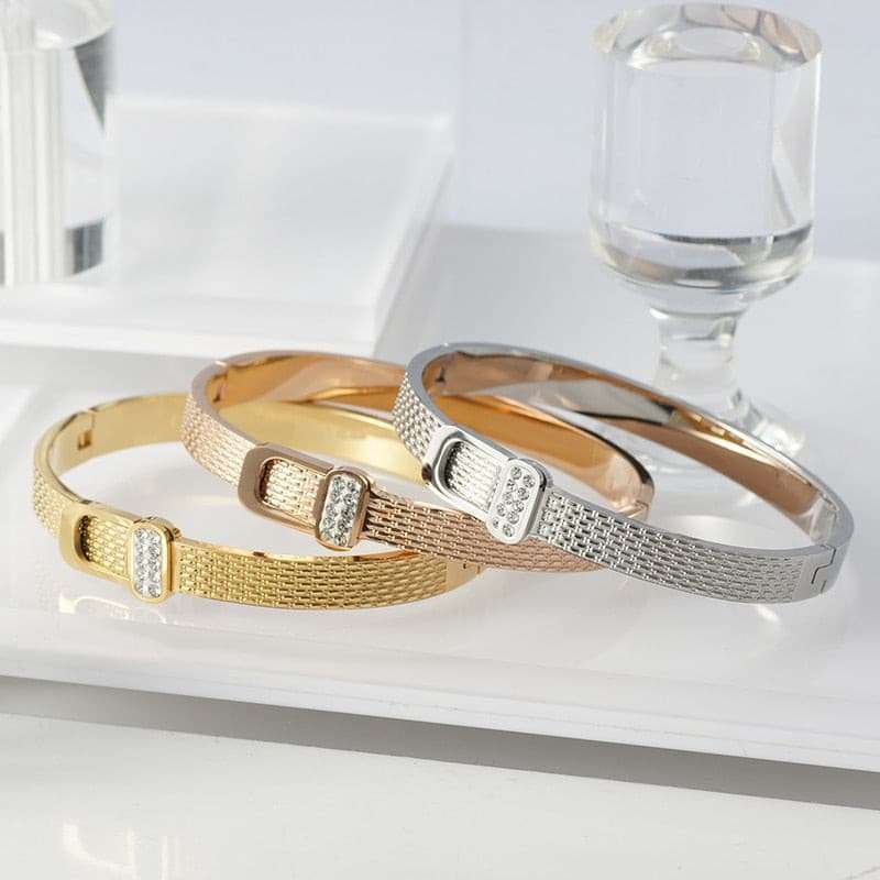 Crystal Cuff Charm Bracelets - Gifting By Julia M