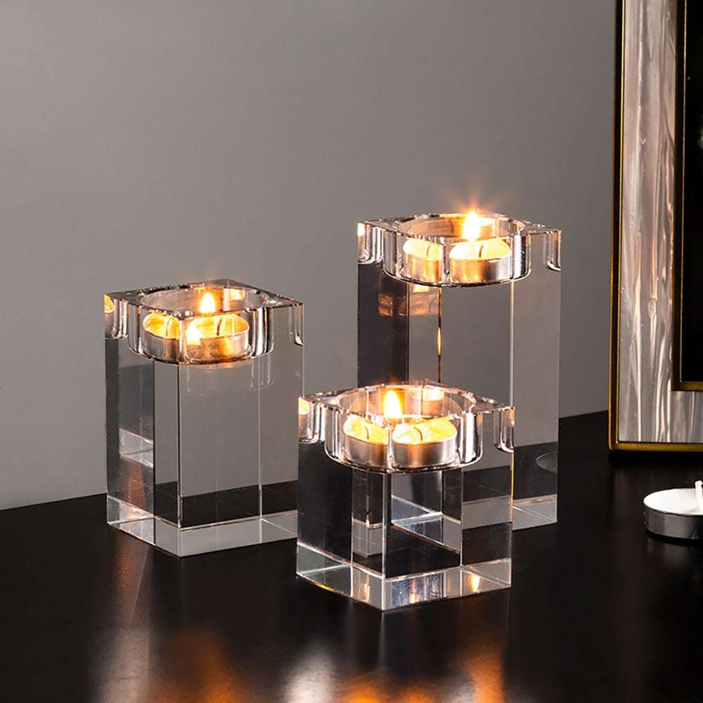 Crystal Elegance Candle Stand - Gifting By Julia M