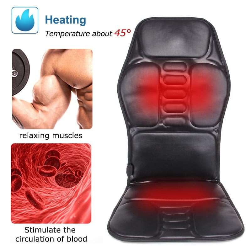 Electric Back Massager Chair - Pain Relief and Relax - Gifting By Julia M