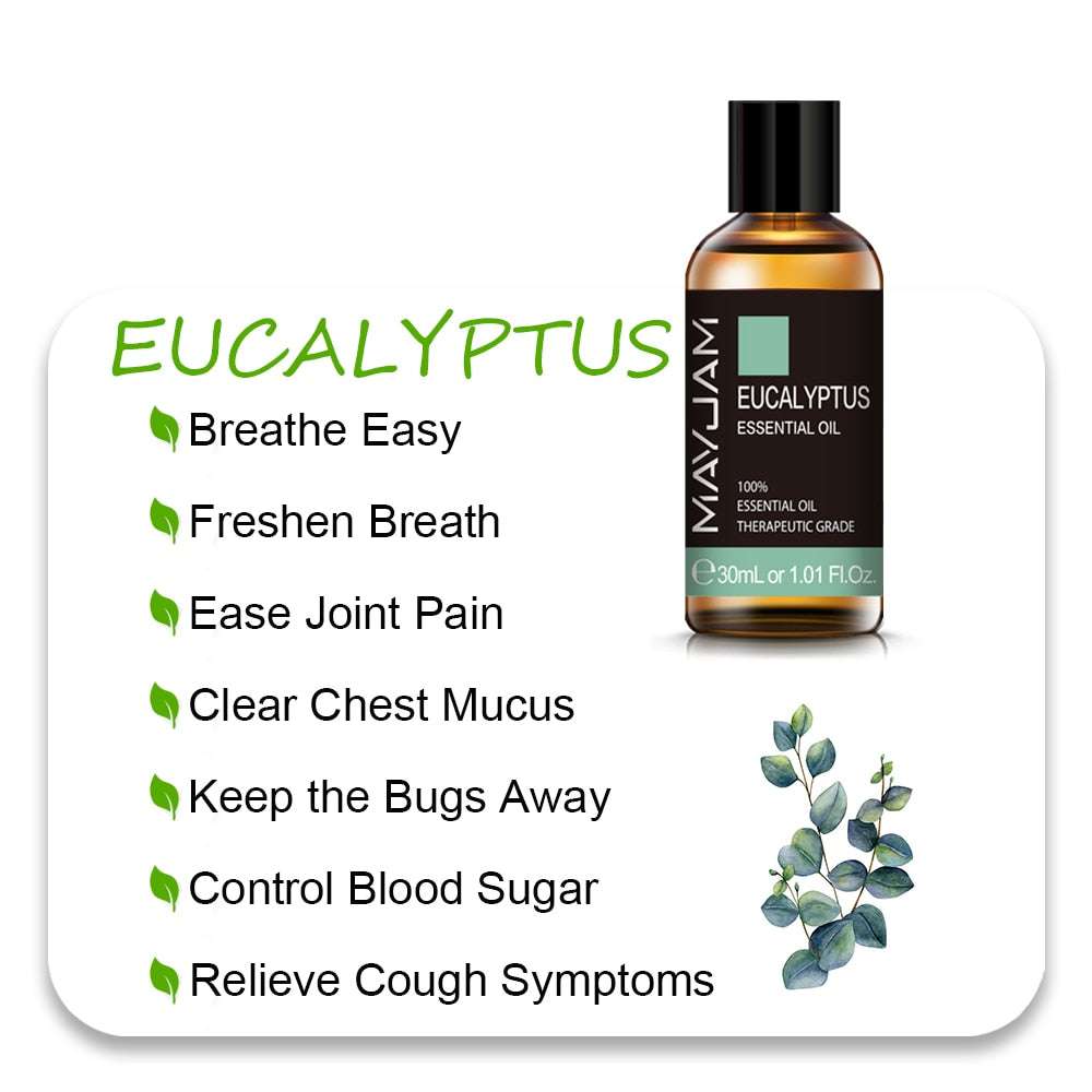 Essential Oils for Humidifier Diffuser Essential Oils for Humidifier Diffuser typesshop1 Eucalyptus Oil 30ml 