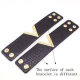 Europe Crack Leather Bracelet - Gifting By Julia M