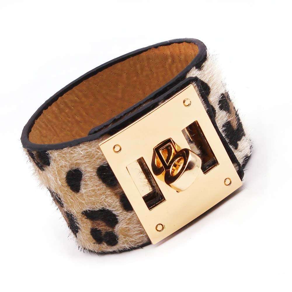 Fashion Leopard Leather Bracelet - Gifting By Julia M