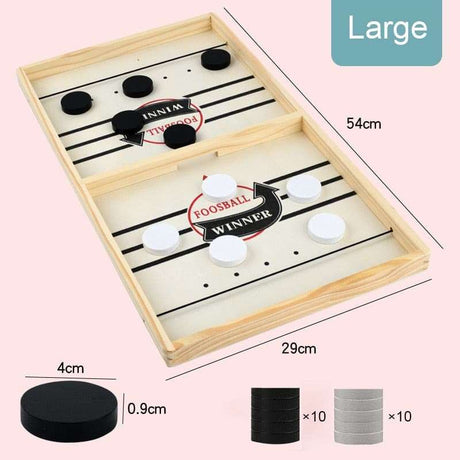 Fast Hockey Sling Puck Board Game - Gifting By Julia M