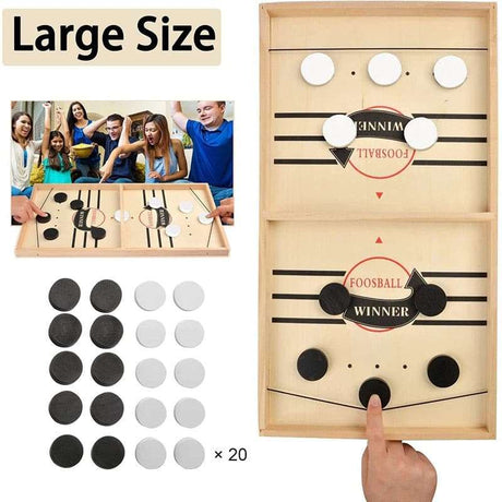 Fast Hockey Sling Puck Board Game - Gifting By Julia M
