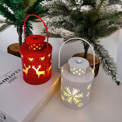 Festive Nordic LED Candle Lantern Christmas Candle Lights LED Gifting by Julia M   