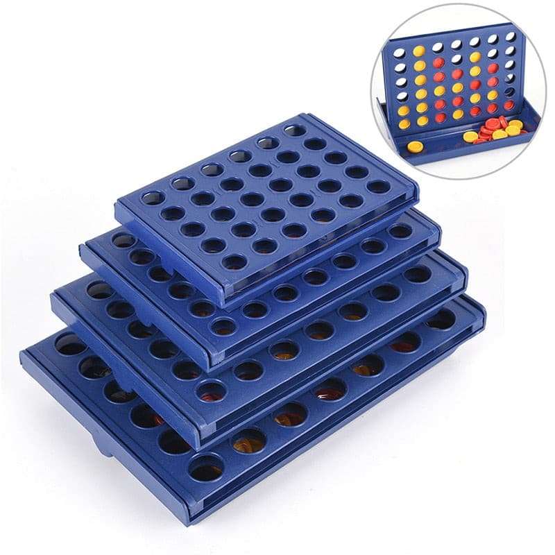 Foldable Connect 4: Classic Master Puzzle - Gifting By Julia M