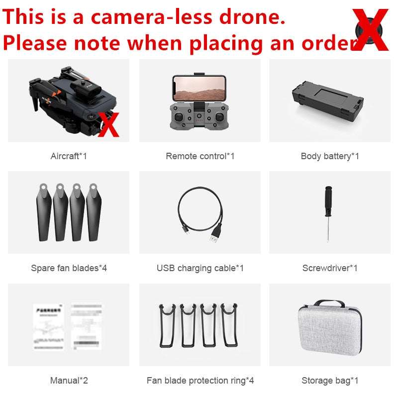 Foldable Quadcopter -Dual Camera Drone - Gift for Beginners & Experts - Gifting By Julia M