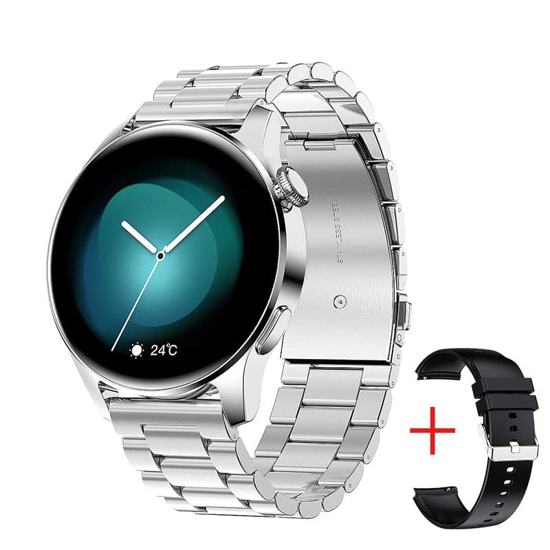 LIGE Bluetooth Smart Watch - Full Touch, Android iOS Watches gifting by julia m Steel silver China 