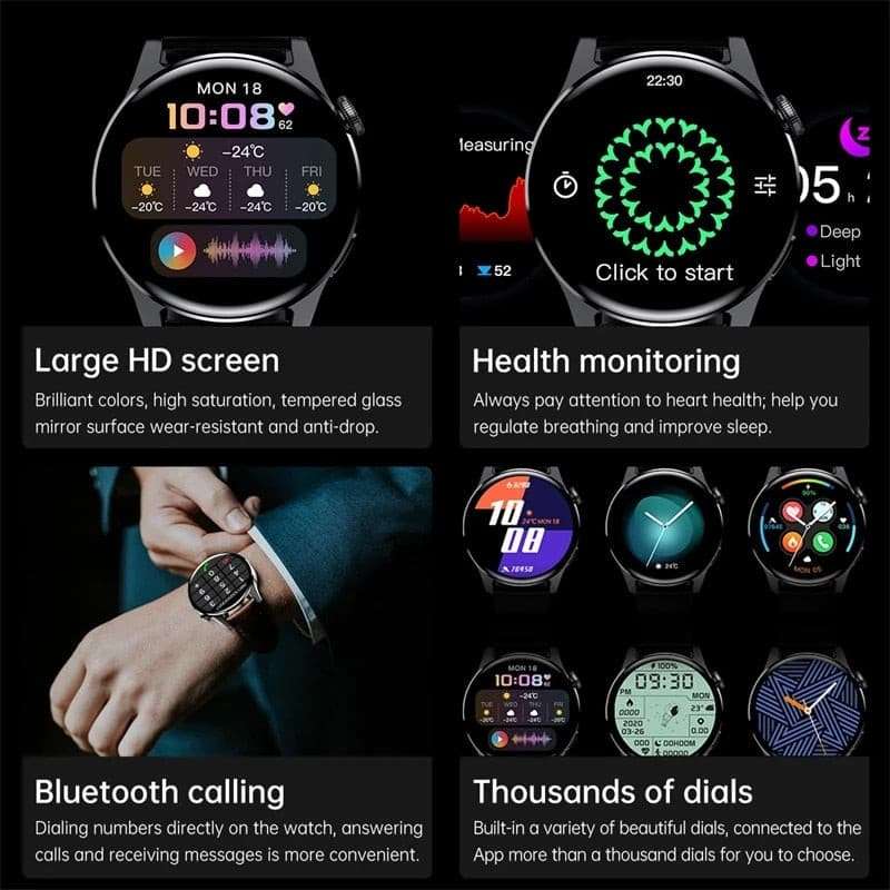 LIGE Bluetooth Smart Watch - Full Touch, Android iOS Watches gifting by julia m   