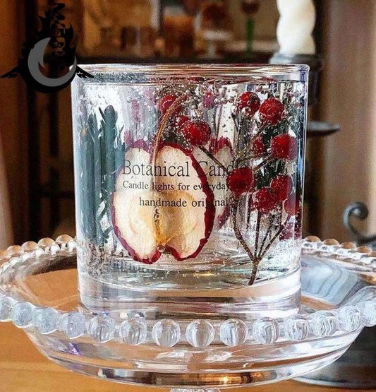 Love Light - Scented Candle in Glass Jar - Create a Cozy and Romantic Ambience dried flower scented candles gifting by julia m   