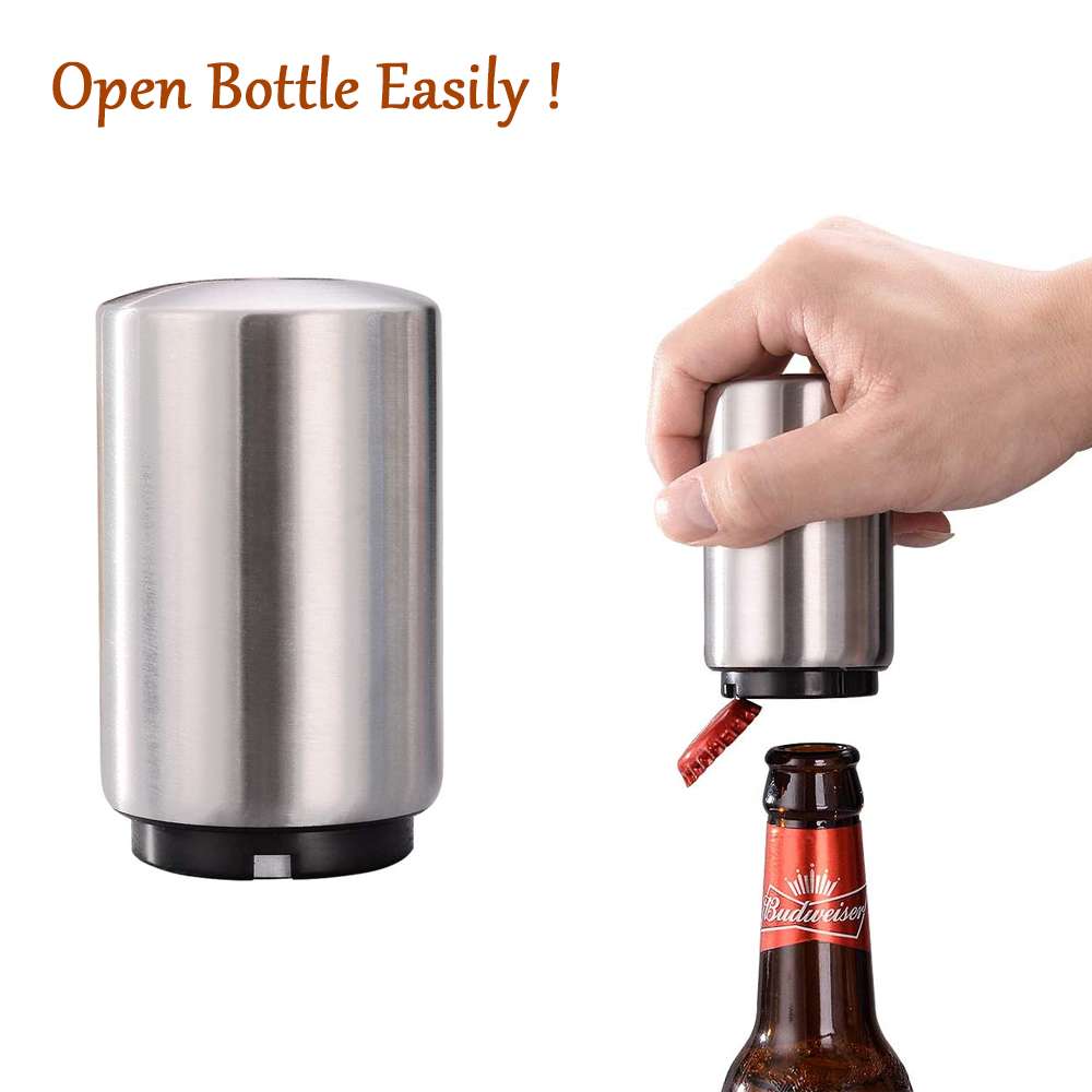 Magnetic Push-Down Bottle Opener - Gifting By Julia M