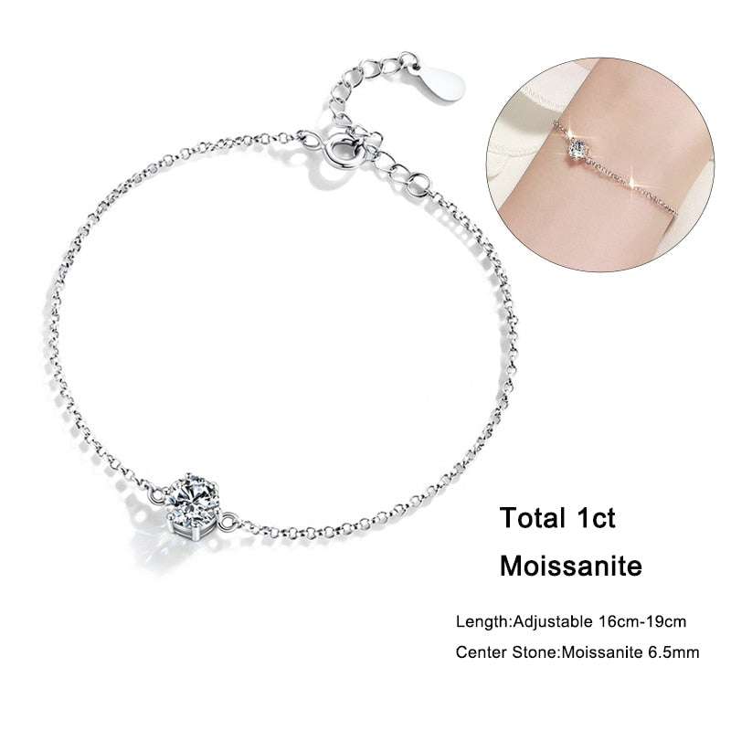 Moissanite Bracelet | 1 Carat - Gifting By Julia M