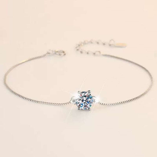 Moissanite Diamond Bracelet | 1 Ct Bracelets gifting by julia m Default Title  