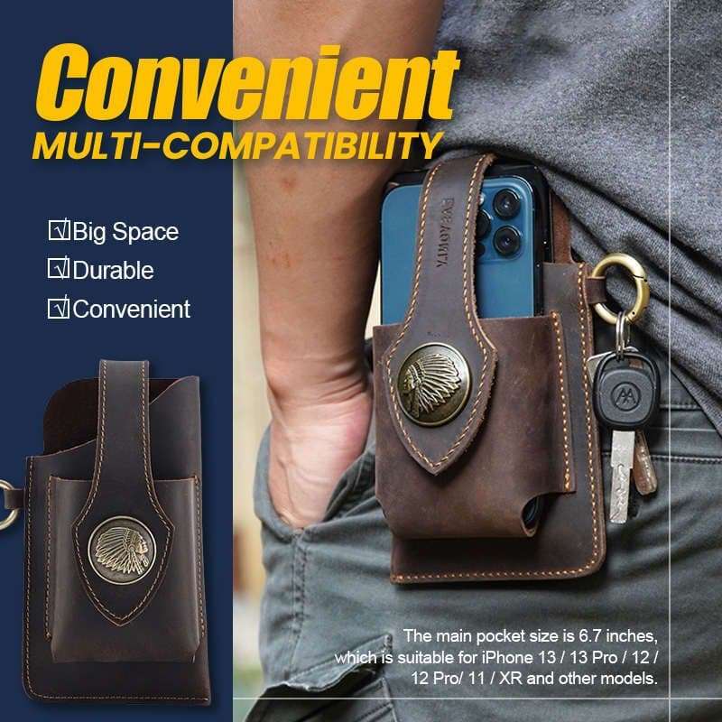 Multifunctional Leather Mobile Phone Bag Mobile Phone Cases gifting by julia m   