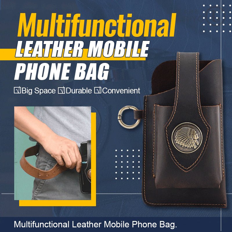 Multifunctional Leather Mobile Phone Bag Mobile Phone Cases gifting by julia m   