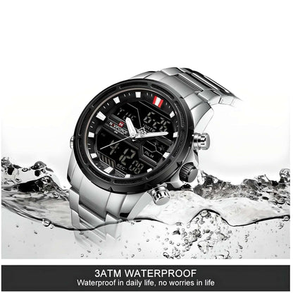 NAVIFORCE Digital Chronograph Sport Quartz Wristwatch - Gifting By Julia M