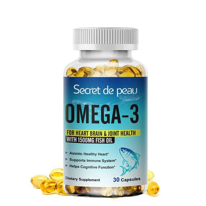 Omega 3 Fish Oil Capsules - Support Your Joints, Skin, Eyes and Heart - Boost Your Overall Health vitamins & supplements Health and Care - 10p 30pcs  