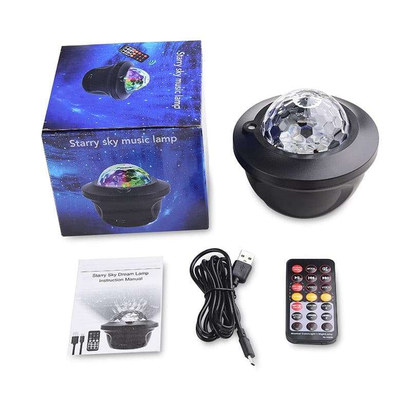 PDQ Galaxy Projector - "Starry Sky" Night Light - Gifting By Julia M