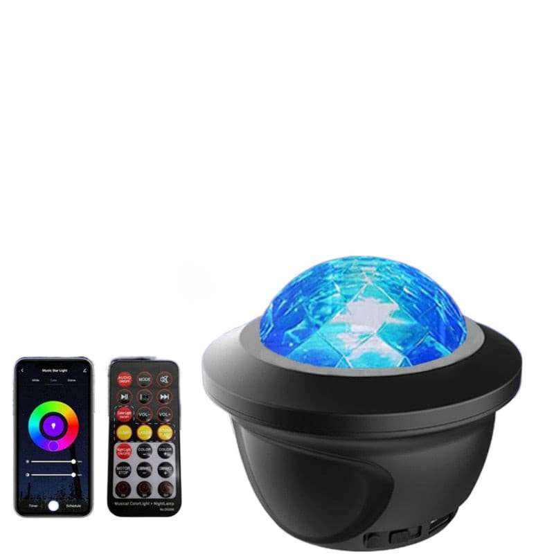PDQ Galaxy Projector - "Starry Sky" Night Light - Gifting By Julia M