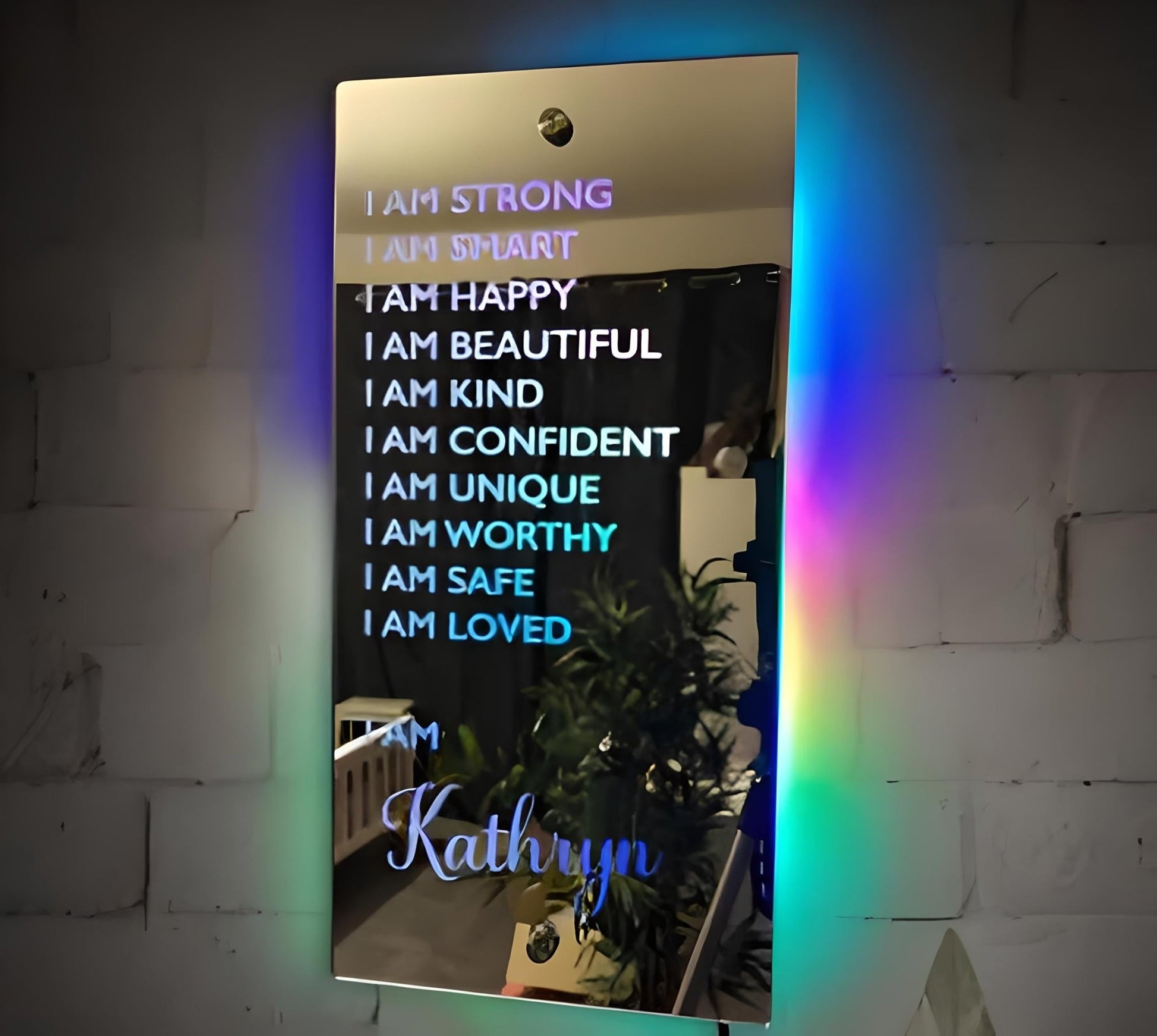 Personalized Glow Mirror - Gifting By Julia M