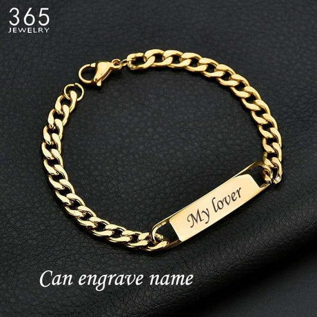 Personalized Unique Stainless Steel Bracelet - Gifting By Julia M
