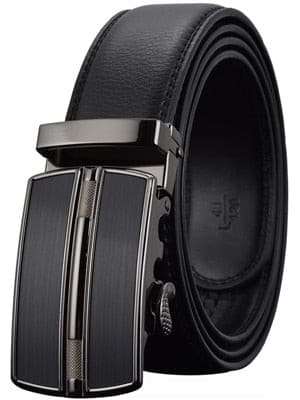 Premium Geometric Leather Belt by Phillip - Gifting By Julia M