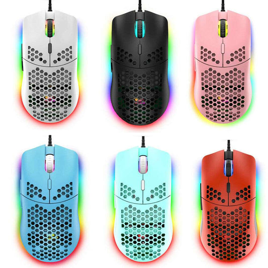 RGB Flowing Backlit Gaming Mouse gaming mouse Gifting By Julia M Random Color  