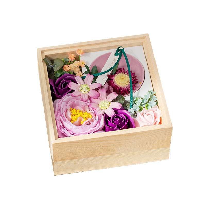 Rose Petal Scented Candle Gift Box - Gifting By Julia M