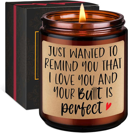 Scented Candles | Romantic Gifts I Love You Gifts for Her Him | Funny Anniversary | Birthday Candles Gifting By Julia M black  