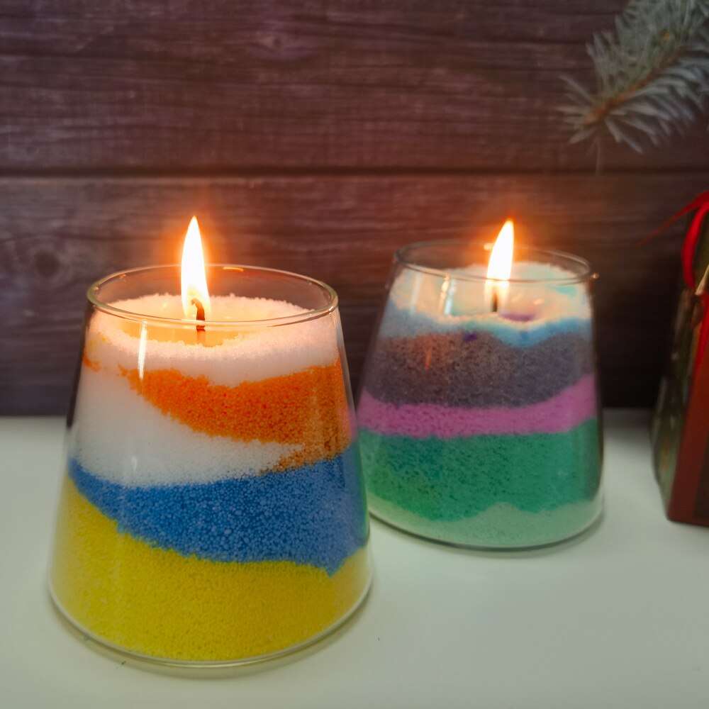 Scented Sand Art Candle candles gifting by julia m   