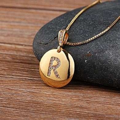 Sparkling Letter Pendant - Gifting By Julia M